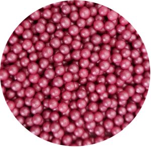 Perełki 4mm różowe ciemne 60g