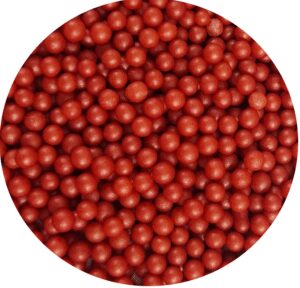 Perełki 4mm czerwone 60g