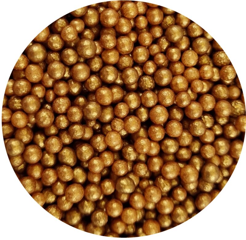 Pereło 4mm złote 60g