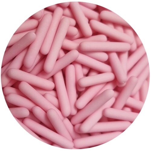 Macaroni cukrowe różowe 60g