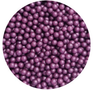 Perełki perłowe 4mm pastelowe fioletowe 60g