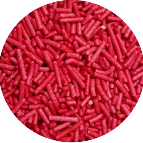 Dekoracja cukiernicza - pałeczki czerwone 60g