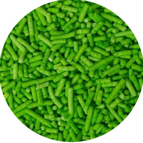 Dekoracja cukiernicza - pałeczki zielone 60g