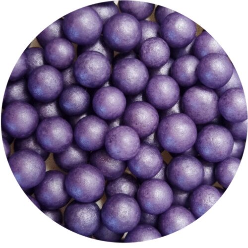 Perełki perłowe 7mm fioletowe 60g