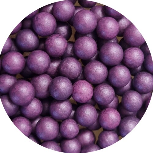 Perełki perłowe 7mm pastelowe fioletowe 60g