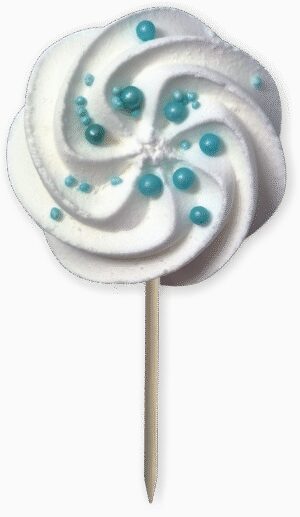 Beza na patyku 16szt.