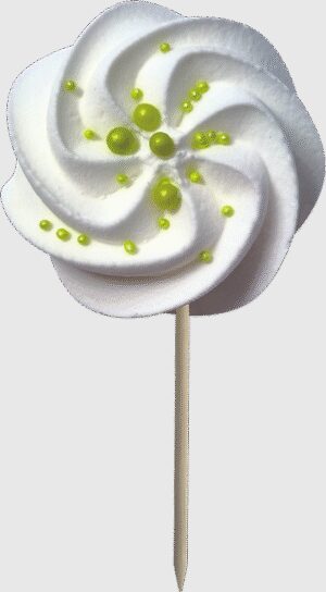 Beza na patyku 16szt.