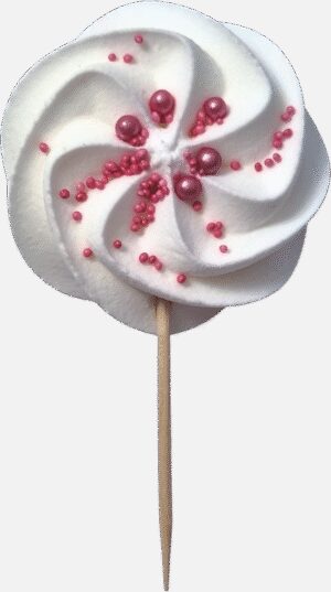 Beza na patyku 2szt.