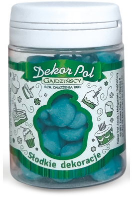 Beziki mini w słoiczku - turkusowy 25g