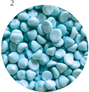 Beziki mini żółte błękitne 50g