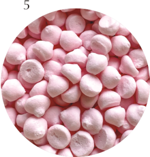 Beziki mini żółte różowe 50g