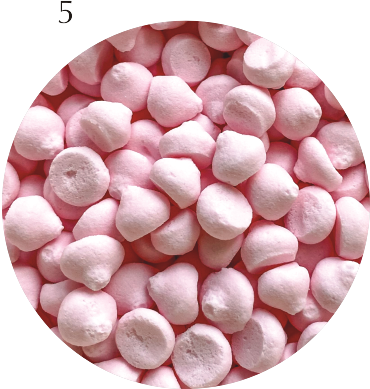 Beziki mini żółte różowe 50g