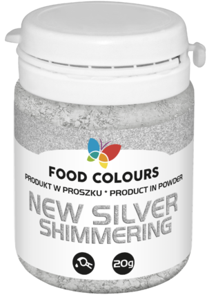 Barwnik w proszku - new silver shimmering 20g