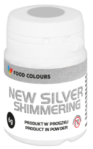Barwnik w proszku new silver shimmering 6g