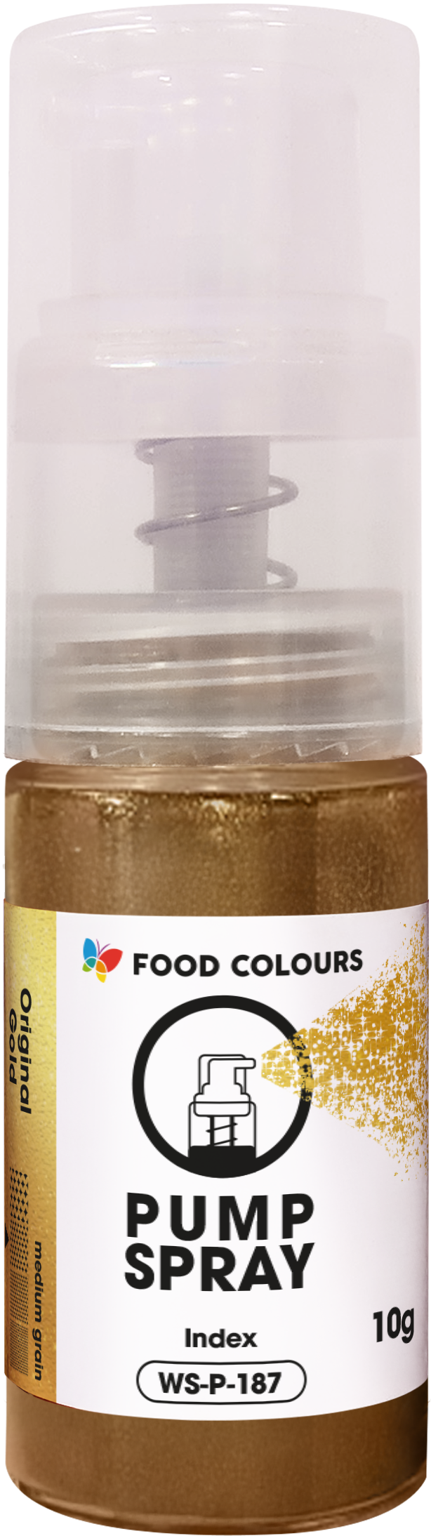 Spray do dekoracji - pyłek w pompce Original Gold 5g