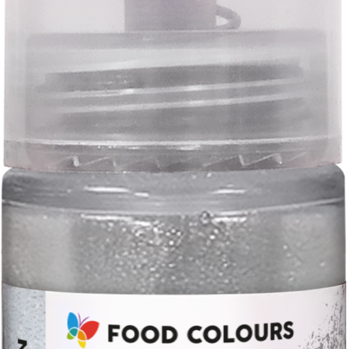 Spray do dekoracji - pyłek w pompce - New silver glitter