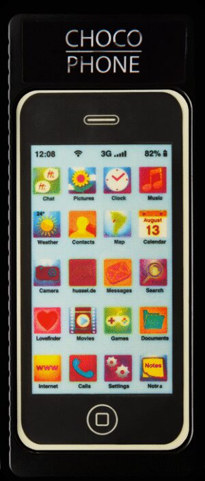 Czekoladowy Smartphone czarny 70g