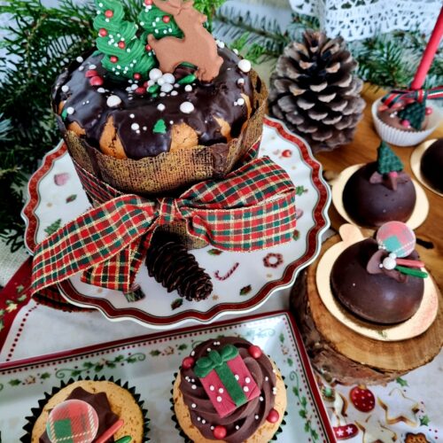 Beza choinka zielona 2szt.