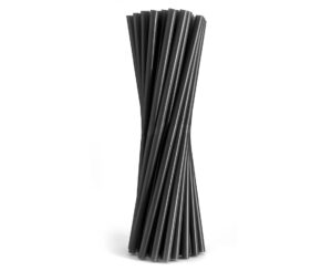 Rurki, wsporniki czarne 25szt.