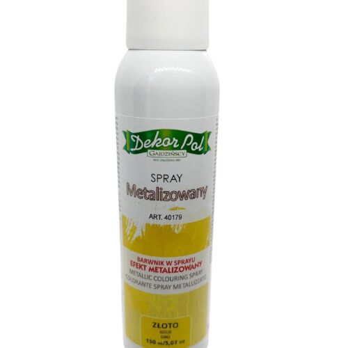 Spray metalizowany złoty 150ml