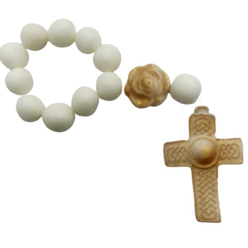 Różaniec ze złotym krzyżykiem 1 szt.