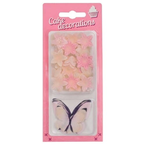 Waflowy zestaw dekoracji 30szt.