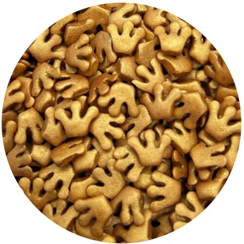 Konfetti korona perłowa złota 40g
