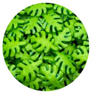 Konfetti Monstera Perłowa zielona 200g Konfetti Monstera Perłowa zielona 200g