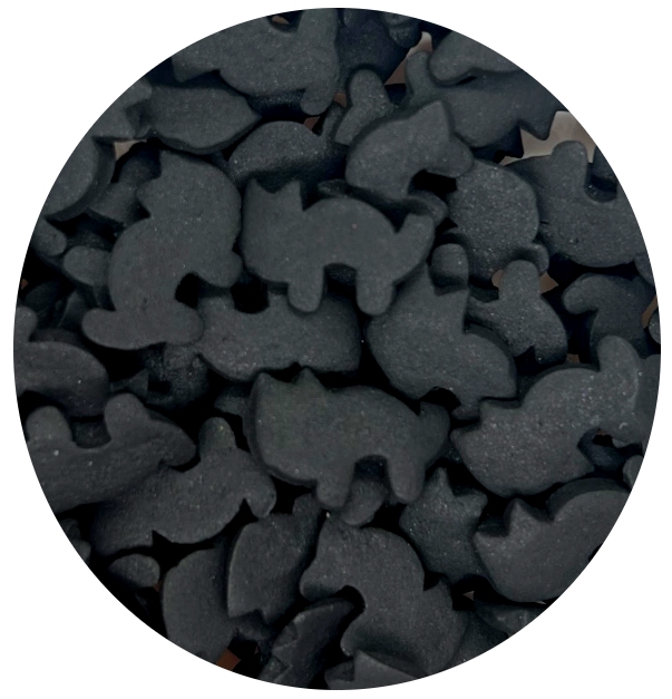 Konfetti Kot czarny perłowy 800g