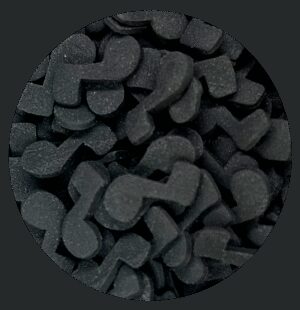 Konfetti Nuty Czarne 200g Konfetti Nuty Czarne 200g