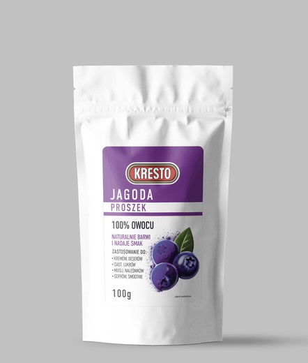 Jagoda proszek 100% owoców 100g