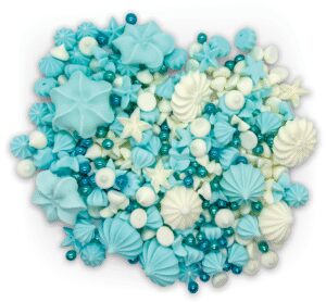 Zestaw bezy i crispy niebieskie 100g