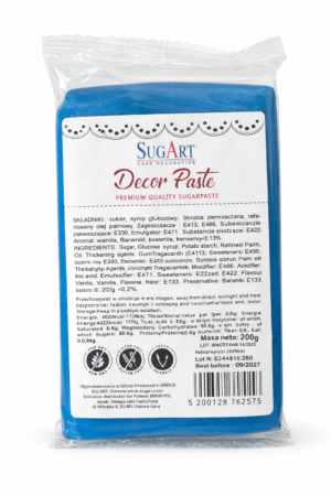 Masa cukrowa - Decor Paste - Niebieska 250g
