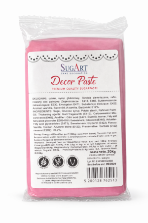 A23EFC3D-0771-4331-BDC2-06E12633B0A0 Masa Cukrowa - Decor Paste Różowa 250g