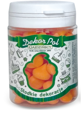 Beziki mini w słoiczku - pomarańczowe 25g