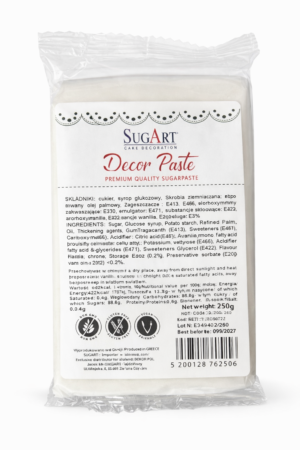 Masa cukrowa - Decor Paste Biała 250g