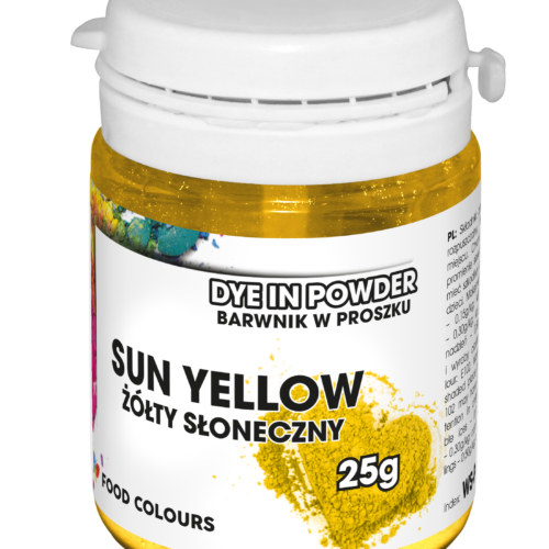 WS-P-004Barwnik w proszku żółty słoneczny