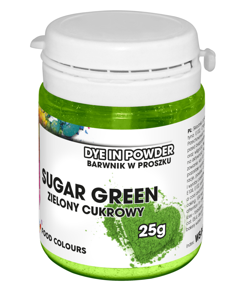 WS-P-057 Barwnik w proszku zielony cukrowy