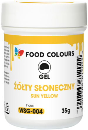 Barwnik w żelu żółty słoneczny