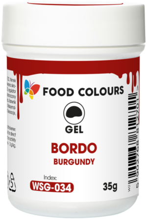 Barwnik w żelu bordo