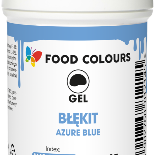 Barwnik w żelu błękit