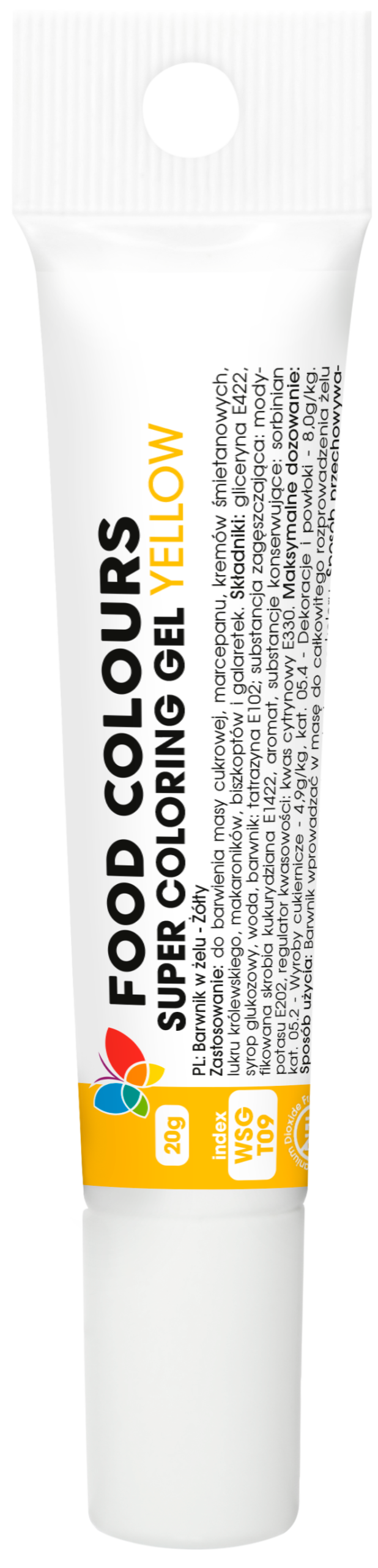 WSG-T Barwnik w żelu żółty 20g