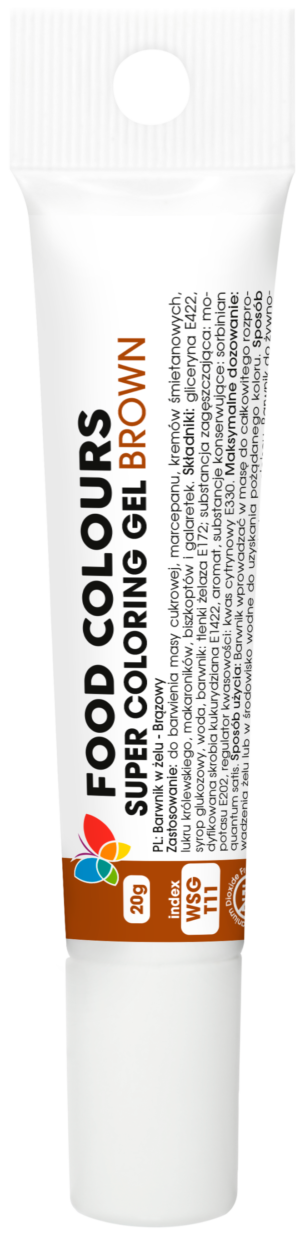WSG-T Barwnik w żelu brązowy 20g