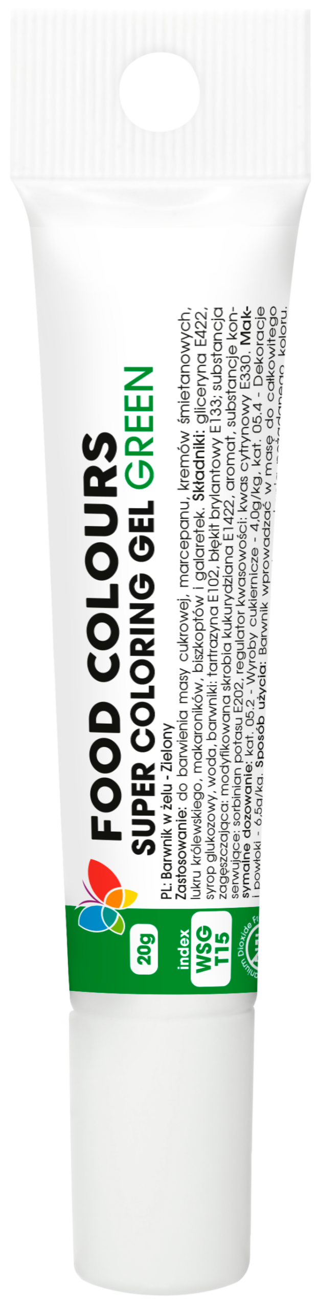 WSG-T Barwnik w żelu zielony 20g
