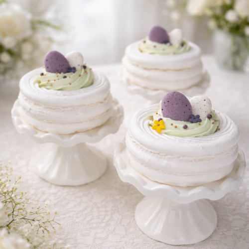 Pisanki nakrapiane - beziki 9szt.