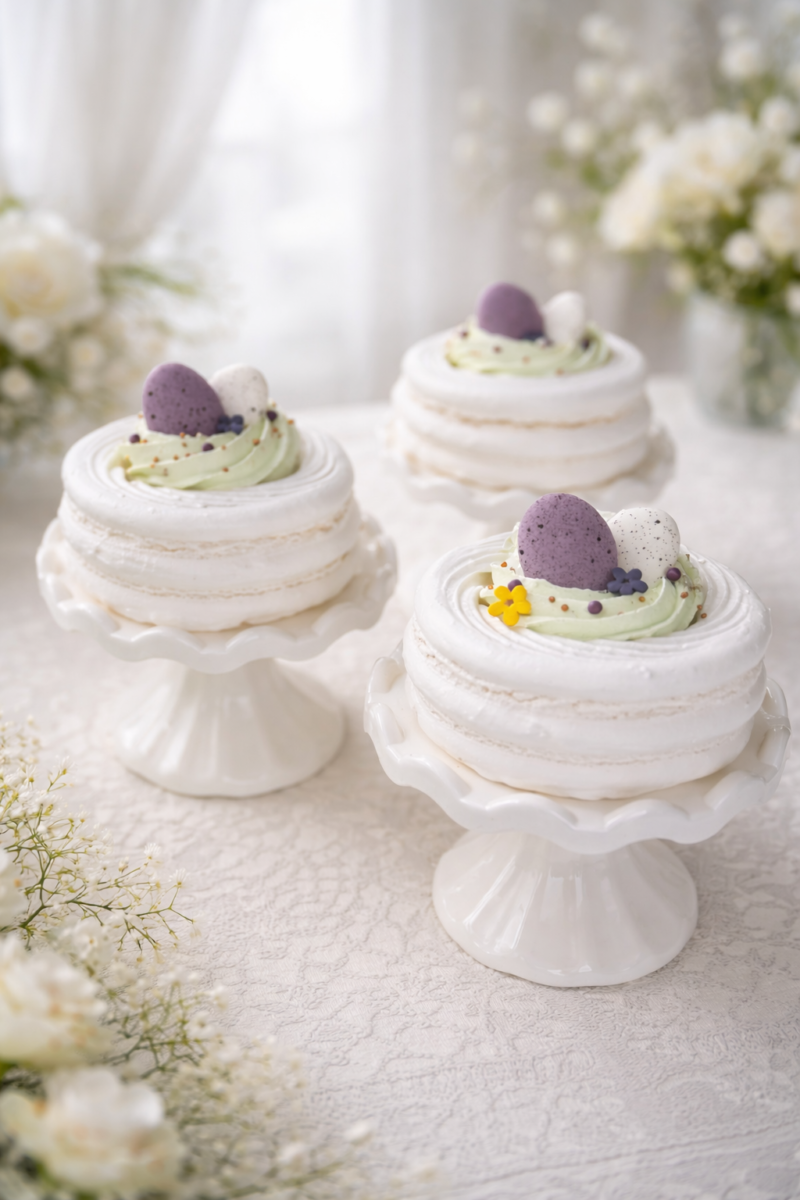 Pisanki nakrapiane - beziki 9szt.