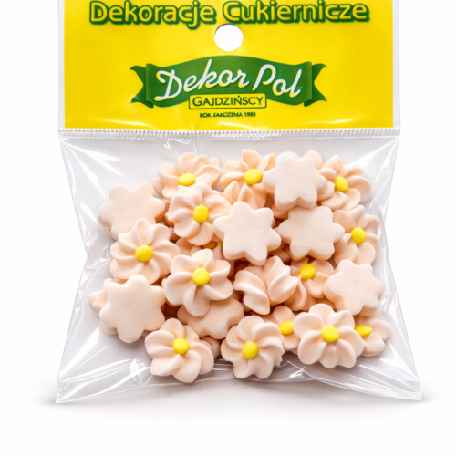 Kwiatki ecru 20szt.