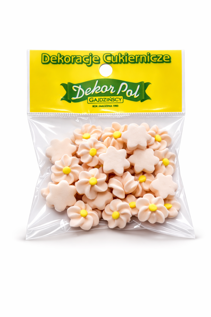 Kwiatki ecru 20szt.