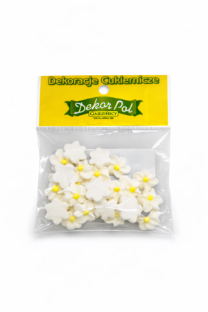 Kwiatki białe 20szt.