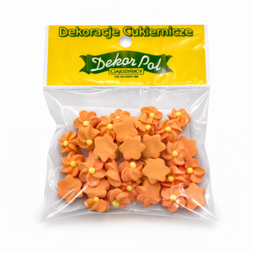 Kwiatki pomarańczowe 20szt.